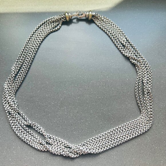 AUTHENTIC David Yurman multi-strand 17" necklace! - Picture 6 of 6